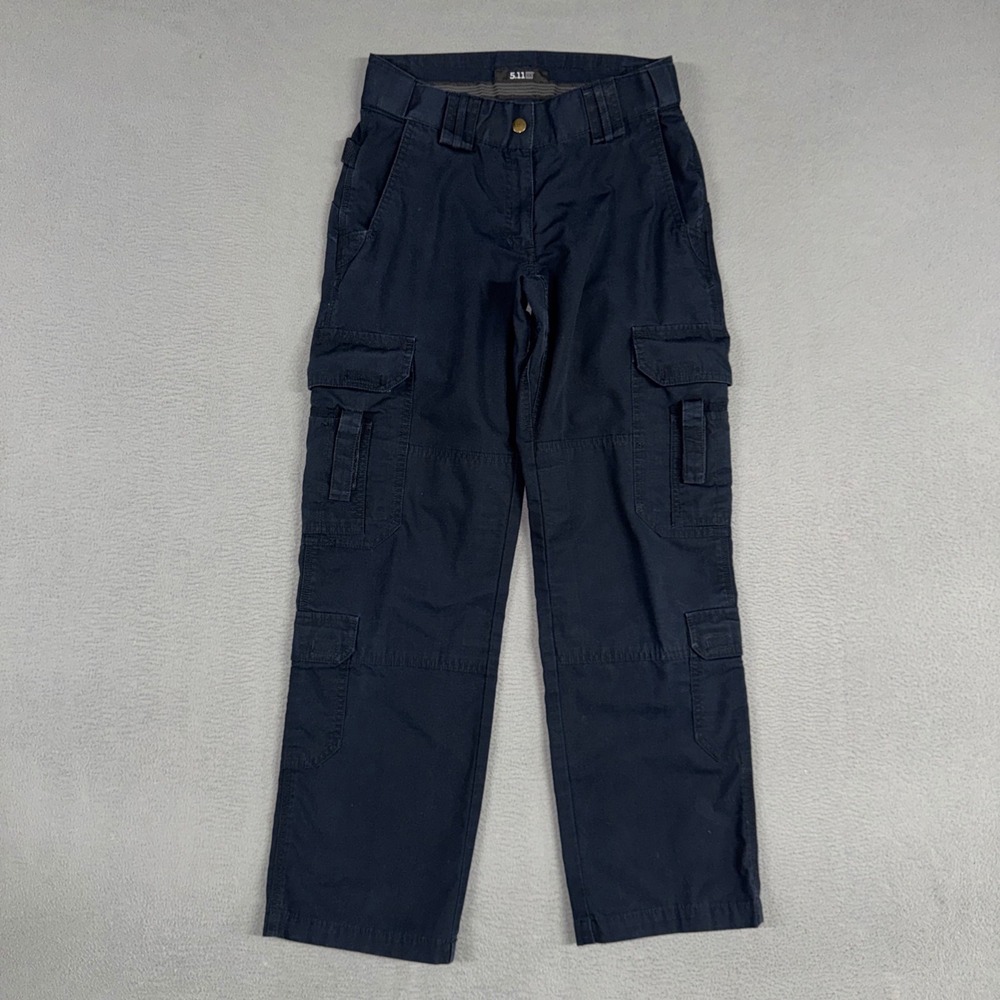 5.11 Tactical EMS Pants Womens 4 Navy Blue Cargo Ripstop Utility Uniform Work